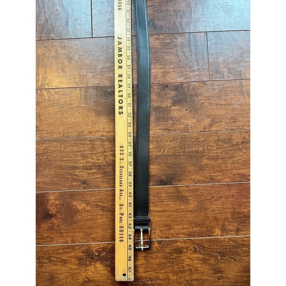 Desanto Made In Italy Black Leather Mens Belt READ BELOW - Picture 6 of 6